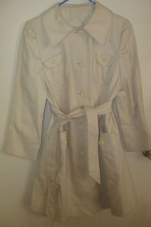 Vintage London Fog Commodore Cloth Rain Trench Coat  3/4 Length   Sz 