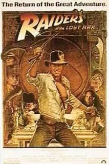 raiders of the lost ark harrison ford movie poster a641