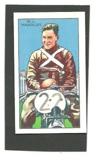 HANDLEY ORIGINAL 1935 CIGARETTE CARD MOTORCYCLE RACING ULSTER 