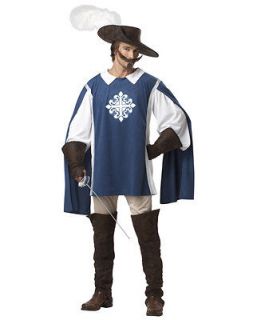 Adult 3 Three Musketeer Renaissance FRENCH Costume S M L XL