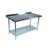 New 30 x 36 Stainless Steel Commercial Kitchen Table with 2 