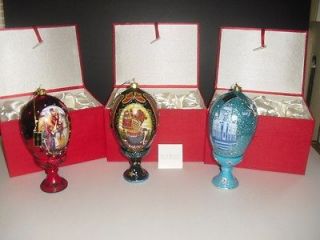 Joan Rivers classic collection lot of 3 christmas ornament new