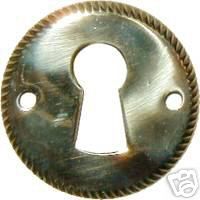 antique keyhole covers in Escutcheons & Key Hole Covers