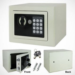 new cream digital electronic safe box keyless lock home cabinet