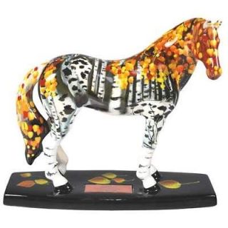 In The Treeline Mustang Horse of a Different Color Ceramic Figurine 