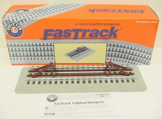 lionel 6 12035 fastrack lighted bumpers 2 