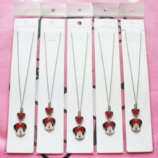   Disney Minnie Mouse Charms Girls Necklaces Birthday Party Favors Gifts