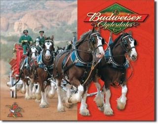 budweiser clydesdale wagon in Collectibles