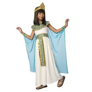 CLEOPATRA Egyptian Goddess Child Costume Girl Dress Gold Headpiece