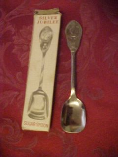 1977 queens silver jubilee souvenir spoon sheffield 