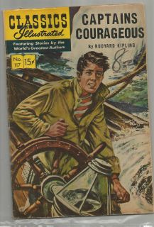 1967 Classic Illustrated #117 Captains Courageous  Rudyard Kipling