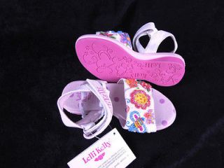 Lelli Kelly Girls Sweet Bee Velcro Floral Sandals Pink size from EU24 