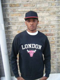 London Bulls Sweatshirt Urban Hip Hop Fashion Wear Joke Comedy Chicago 