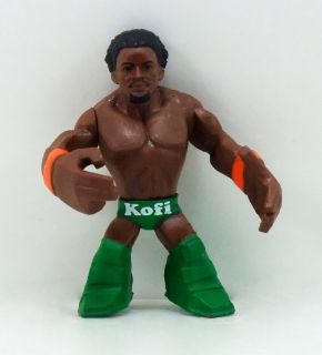   Mattel 2010 WWE Wrestling WWE Rumblers KOFI KINGSTON Loose Figure Rare