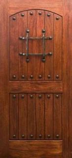 Mahogany RM1 Rustic Knotty Door 30X80 x 1 3/4