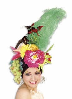   carmen miranda fruit hat tropical tropicalia luau hula costume prop