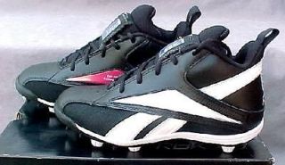 boys reebok nfl jr trade mid size 3 1 2 football shoes