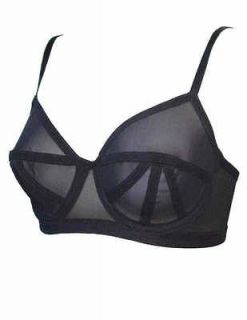   cup cone bra bullet bra by lucy b black sizes available more options