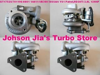 NEW GT1752S/701196 0001 14411 VB300 NISSAN Y61 Patrol RD28Ti 2.8L 