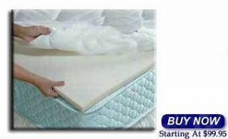 cal king 5 8 memory foam mattress pad topper