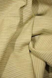 15.mts. LAURA ASHLEY LEWIS STRIPE UPHOLSTERY FABRIC. biscuit
