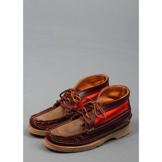 yuketen maine guide chukka boots brown red more options shoe