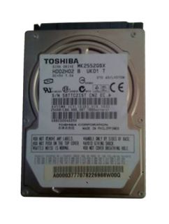 250gb sata laptop hard drive toshiba mk2552gsx hdd2h02 f vl01