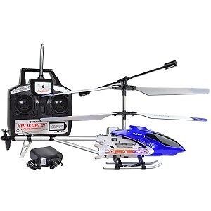 Fly Dragon HJ2281 (Blue) Large (134 Scale) Coaxial R/C Helicopter w 