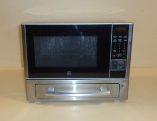 Kenmore Stainless Steel 1.1 cu. ft Pizza Maker & Microwave Oven Combo 