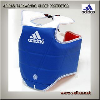 adidas reversible body chest protector/TAEKWONDO/KARATEDO/SIZE ALL