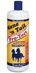Straight Arrow Mane N Tail Pro Tect Medicated Shampoo 32oz Equine 