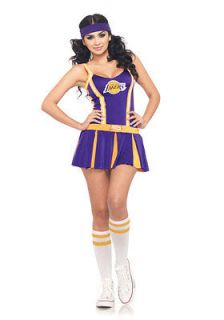 Leg Avenue N83968 Official Licensed NBA 2 Pc. Lakers Team Cheerleader 