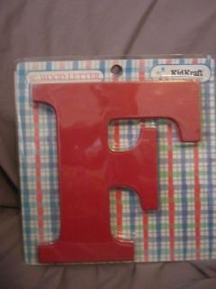 newly listed new red kidkraft wooden letter f time left