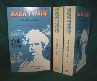 Mark Twain by Albert Bigelow Paine (1980, Paperback) Biography 3 