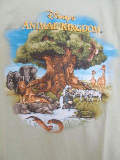 Walt Disney World Animal Kingdom T Shirt Graphic Tee Short Sleeve 