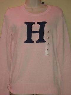 2012 Tommy Hilfiger Authentic Womens Sweater Longsleeve Crew Neck Pink 