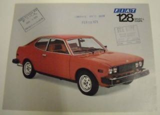 fiat 1975 128 sport l coupe sales brochure time left