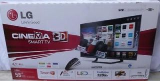 NEW LG 55 Class Cinema 3D 1080p 120Hz LED TV SmartTV 55LM6400