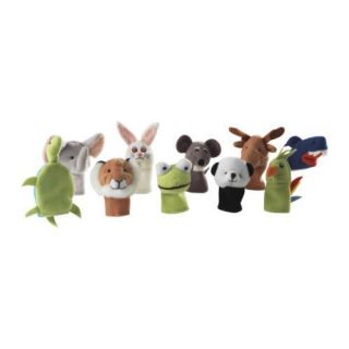 Ikea Set of 10 Kids DJUR Finger Puppet Animal Toys NEW in Package