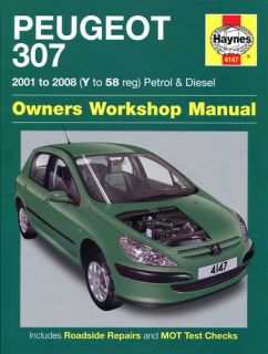 peugeot 307 petrol diesel 2001 2008 haynes manual new from
