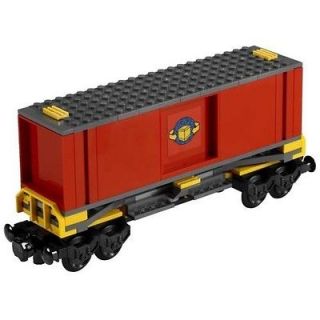 lego train city cargo freight container wagon railway town set