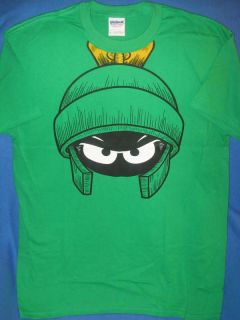 marvin the martian face looney tunes bugs wb l shirt