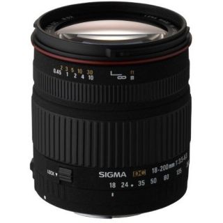NEW SIGMA 18 200mm f/3.5 6.3 DC Built in Motor Drive For Nikon 