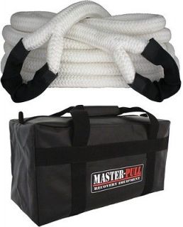 Master Pull Kinetic Tow Rope Super Yanker w/ gear bag 3/4 x 20 19 