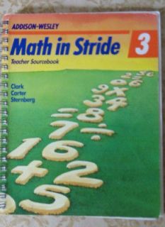 Addison Wesley​, Math in Stride, teacher sourcebook, grade 3