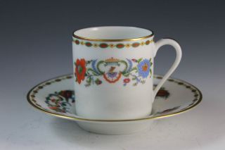 Limoges China Raynaud Ceralene Vieux Demitasse Cup and Saucer