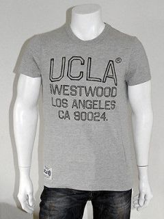 UCLA Larson Westwood Los Angeles Sketch Print Logo T Shirt   Grey 
