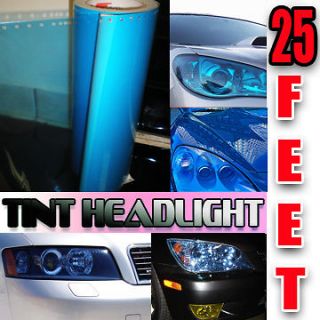   25 feet Self Adhesive Transparent Headlight Light Film ORACAL / Blue