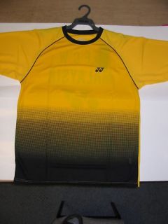 Yonex Very Cool Mens Shirts, Lee C W, UK Size L (Asian XL or US 