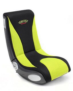 BoomChair Vortex with Breathable Mesh Audio Game Chair Lime Green